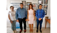 Η Βουλευτής ΣΥΡΙΖΑ Α Θεσσαλονίκης κ΄ Νοτοπούλου Κατερίνα σε συνάντηση εργασίας στα Γραφεία της ΕΣΠΕΚΜ