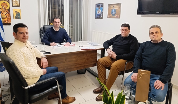 Συνάντηση με τον βουλευτή Πιερίας κ. Κουλκουδίνα Σπυρίδωνα