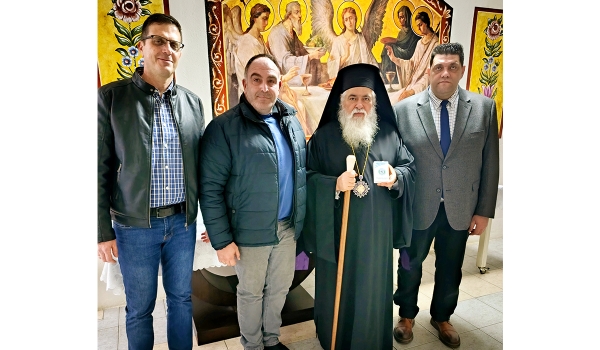 Συνάντηση με τον Σεβασμιότατο Μητροπολίτη Νεαπόλεως και Σταυρουπόλεως κ.κ.Βαρνάβα.